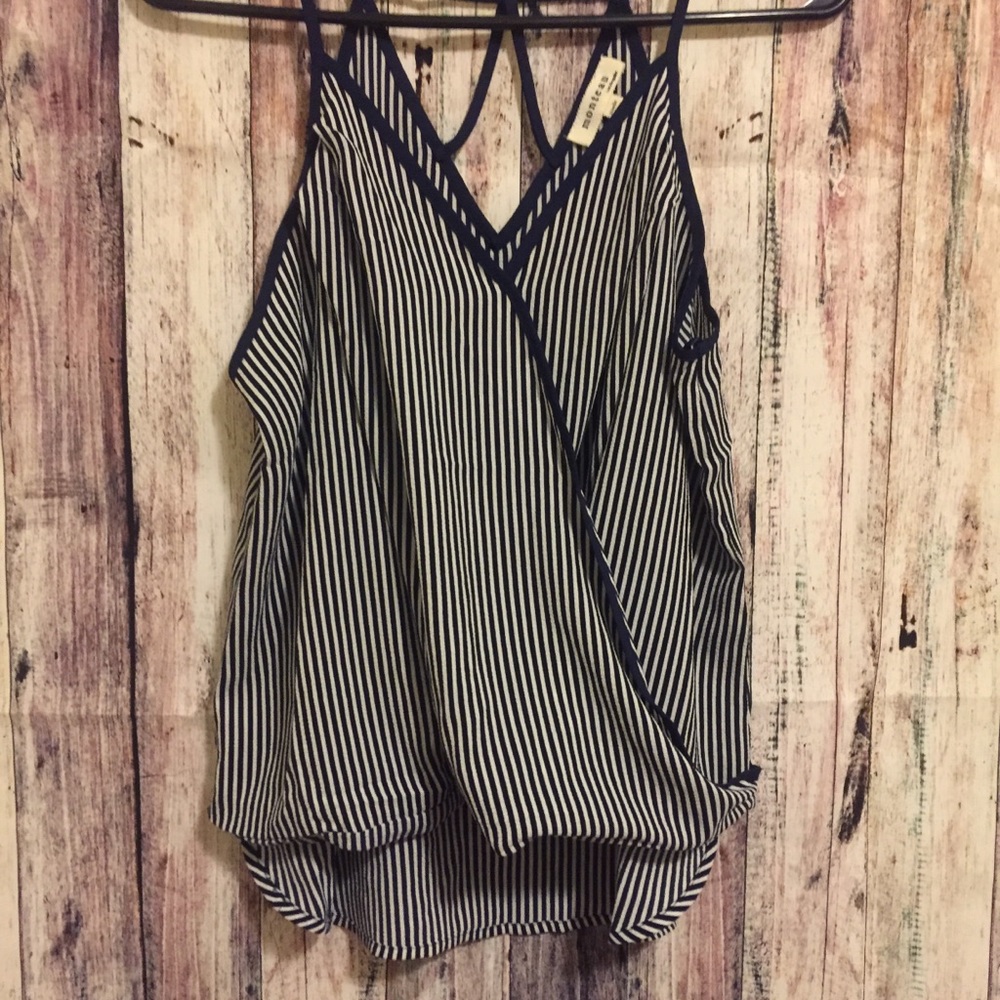 NWOT monteau striped tank